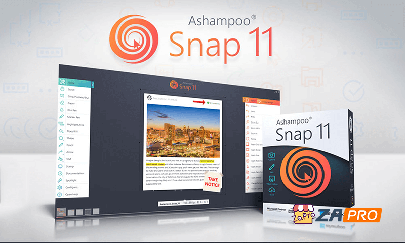 屏幕截图录像工具：Ashampoo Snap v11.1 中文免费版