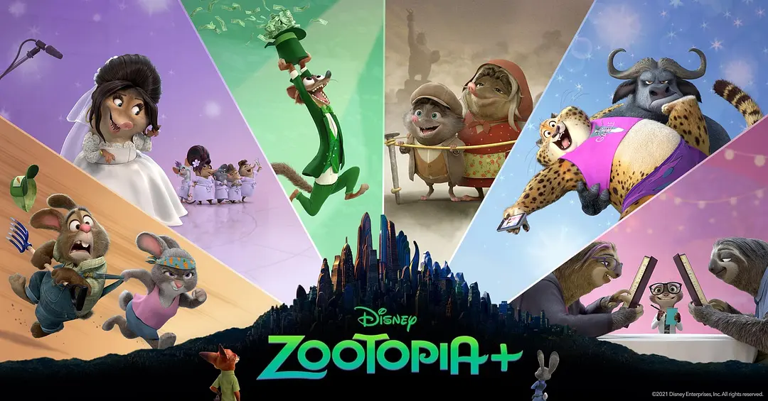 #Disney 疯狂动物城+ Zootopia+ (2022) HD1080P 英语中字